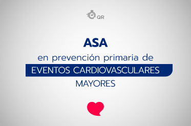 ¿Cuál es la eficacia y seguridad del ASA en la prevención primaria de eventos cardiovasculares mayores?