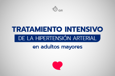 ¿Cuál es el impacto clínico del tratamiento intensivo de la hipertensión arterial en adultos mayores?