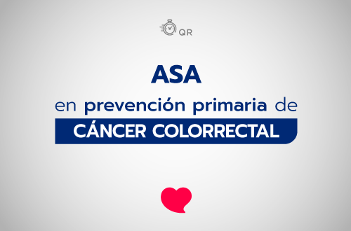 ¿Se puede extender el efecto del ASA de la prevención cardiovascular a la de cáncer colorrectal?
