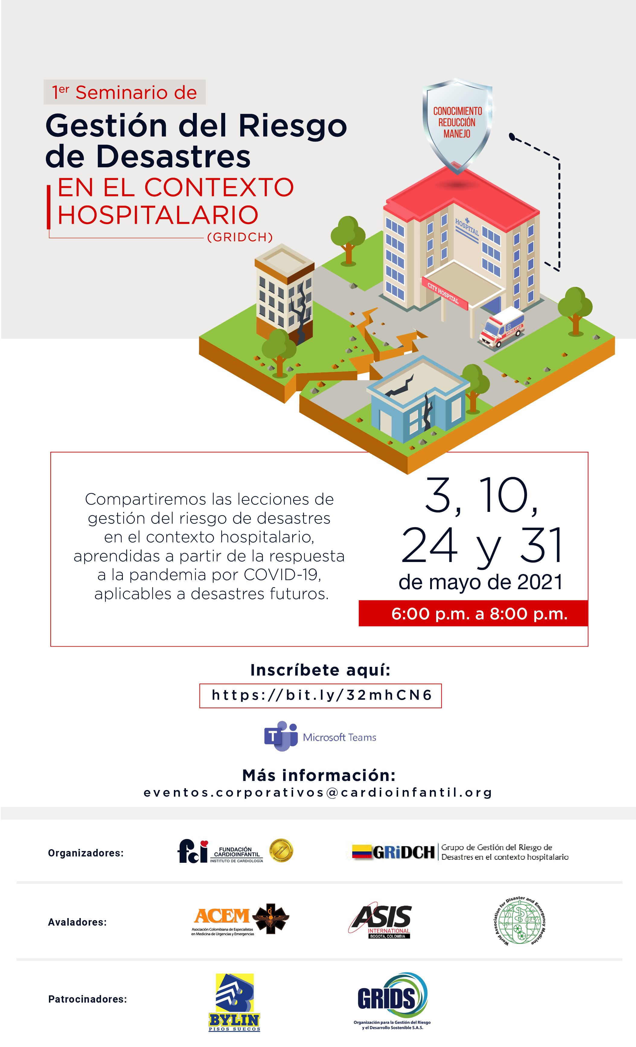 1er Seminario de Gestión del Riesgo de Desastres en el Contexto Hospitalario