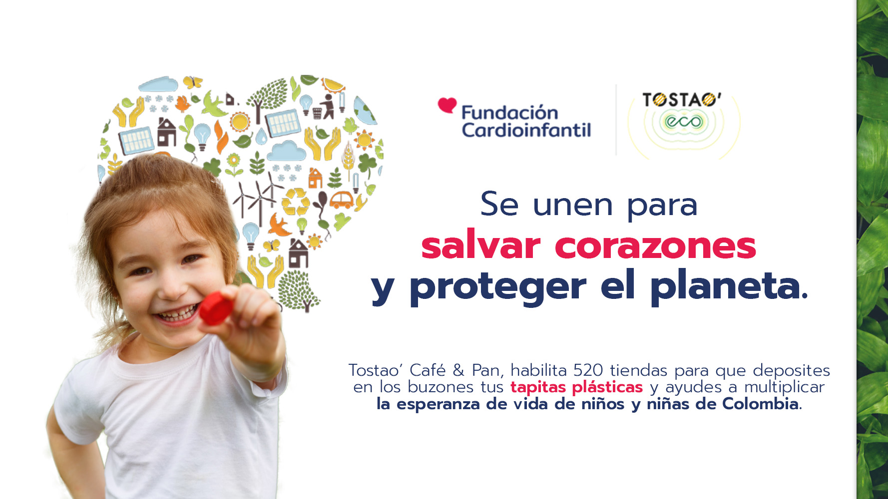 Tostao’ y la Fundación Cardioinfantil se unen para salvar corazones y proteger el planeta