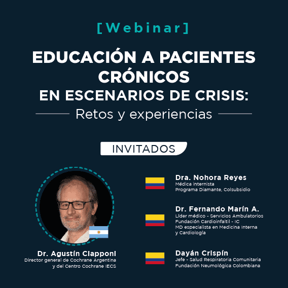 Educación de pacientes crónicos en escenarios de crisis: retos y experiencias