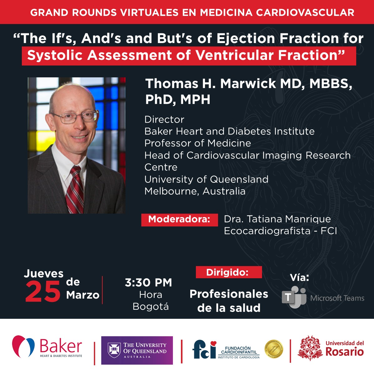 Webinar: “The If's, And's and But's of Ejection Fraction for Systolic Assessment of Ventricular Fraction”