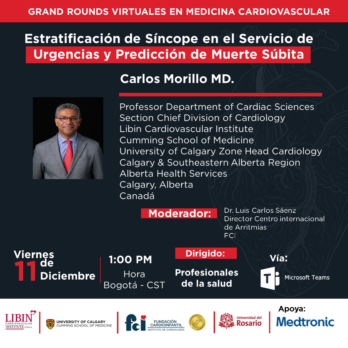 Webinar: Estratificación de Síncope en el Servicio de Urgencias y Predicción de Muerte Súbita