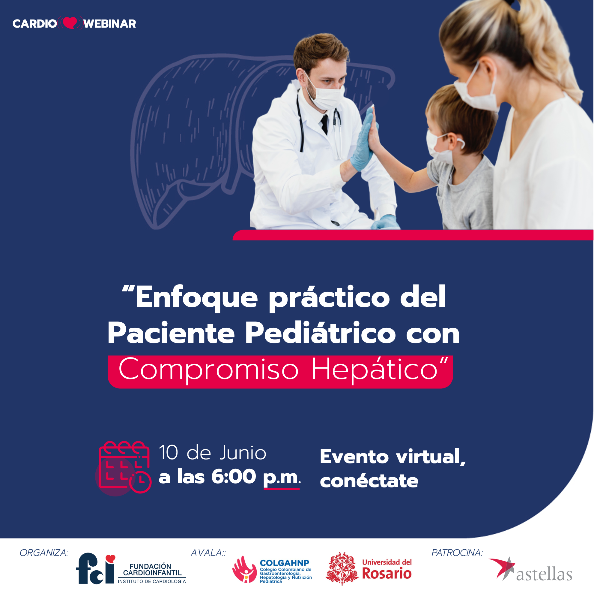 Webinar: Enfoque práctico del Paciente Pediátrico con Compromiso Hepático: del Diagnóstico al tratamiento