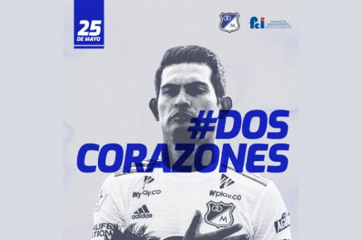 Una-camiseta-dos-corazones-Millonarios-FC-Fundacion-Cardioinfantil