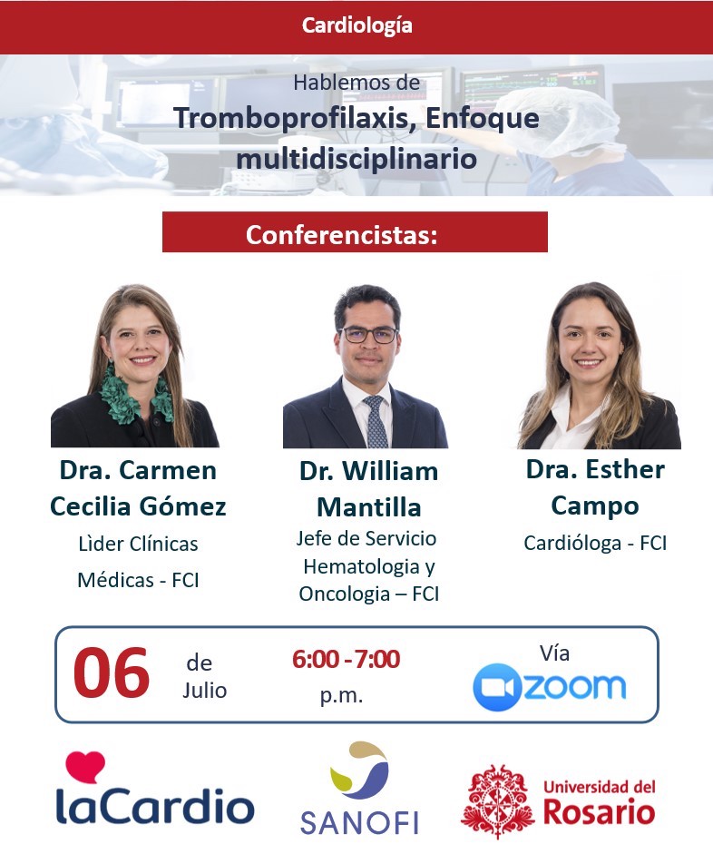 Webinar: Tromboprofilaxis, Enfoque multidisciplinario