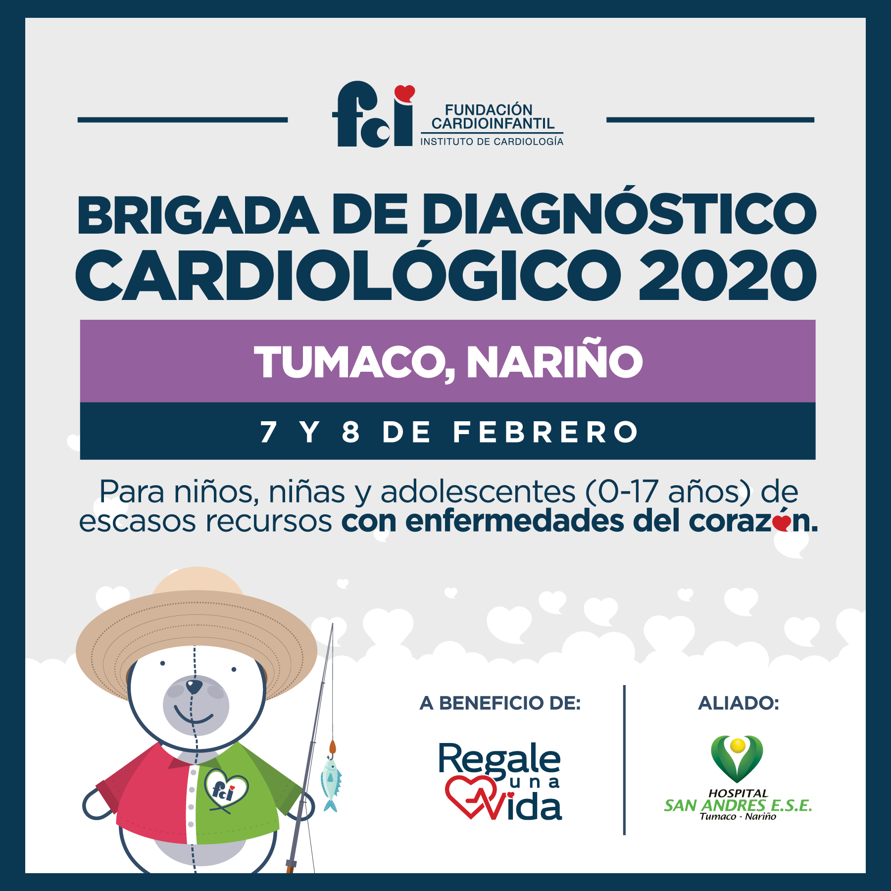 Primera brigada de diagnóstico cardiológico en el municipio de Tumaco