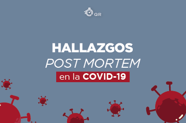 ¿Cuáles son los hallazgos post mortem de pacientes infectados con el virus SARS-CoV-2?