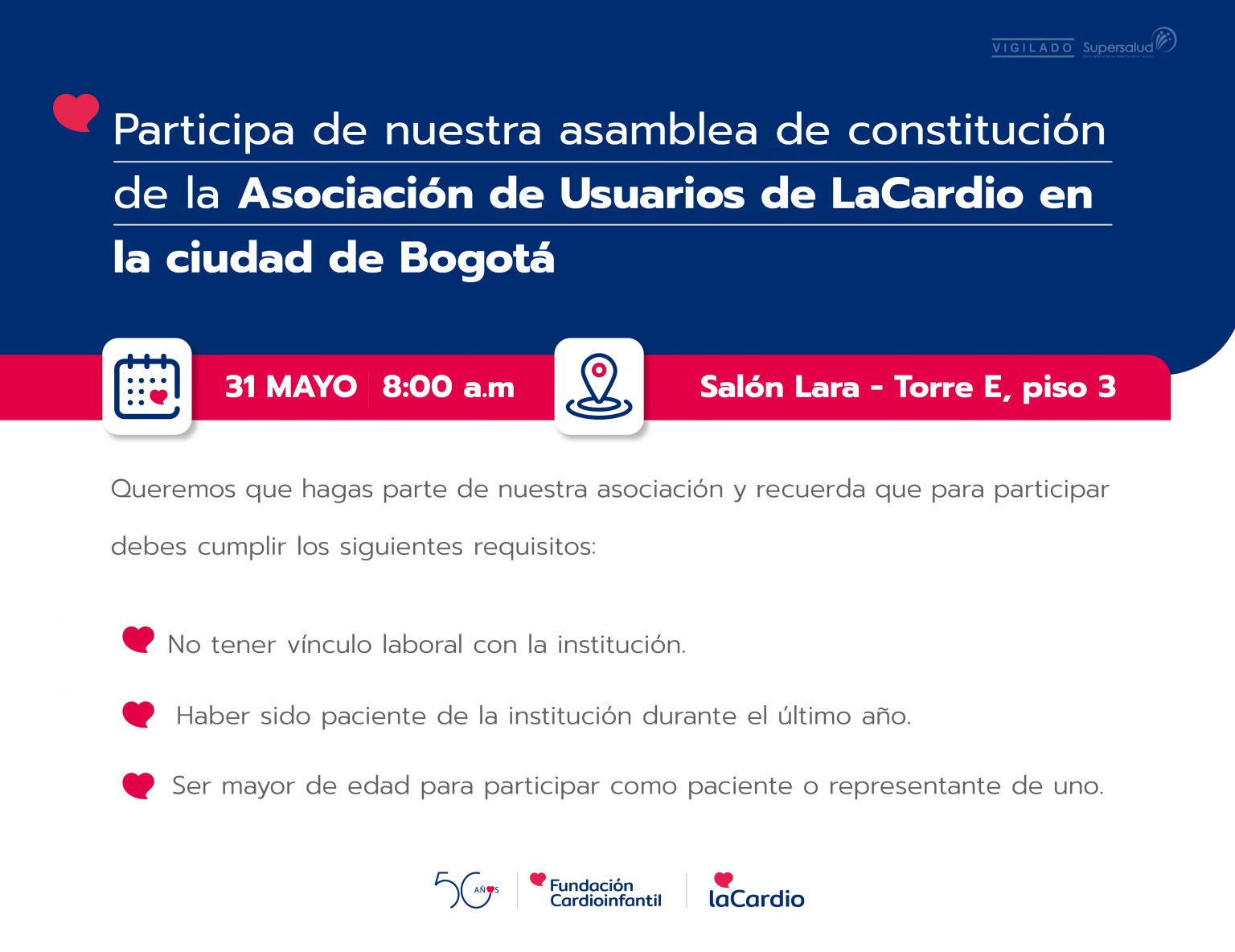 Asociación de usuario - LaCardio
