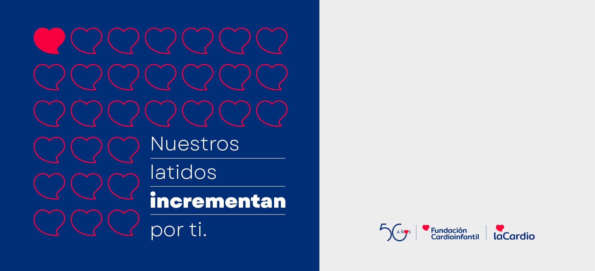 Nuestros latidos incrementan por ti