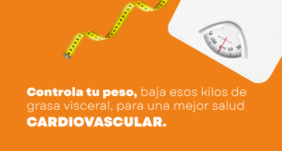 Controla tu peso, baja esos Kilos de grasa Visceral, para una mejor Salud Cardiovascular y Sistémica