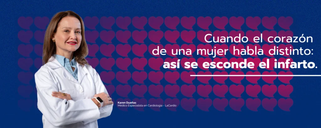 Cuando el corazón de una mujer habla distinto: así se esconde el infarto