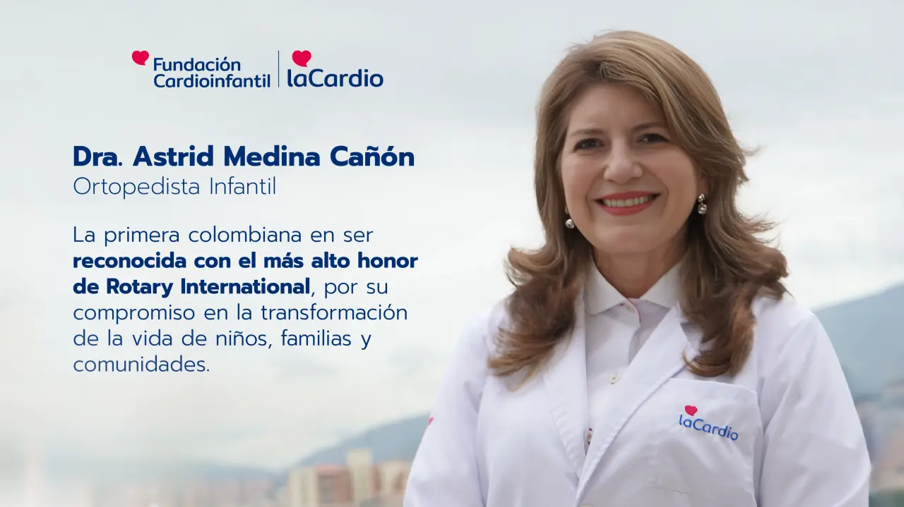 La Dra. Astrid Medina Cañón recibe el máximo reconocimiento de Rotary Internacional