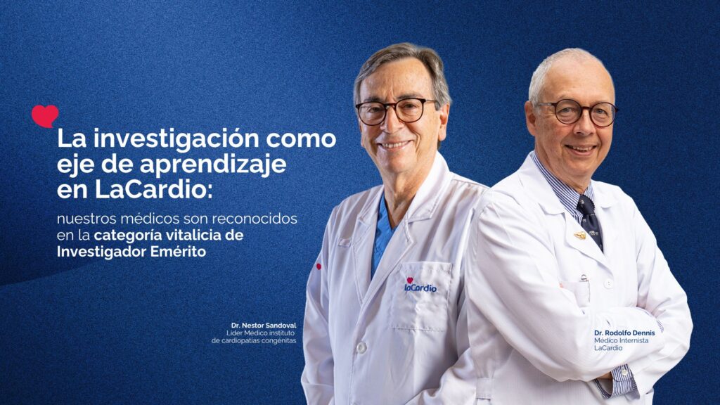 La investigación como eje de aprendizaje en LaCardio: nuestros médicos son reconocidos en la categoría vitalicia de Investigador Emérito