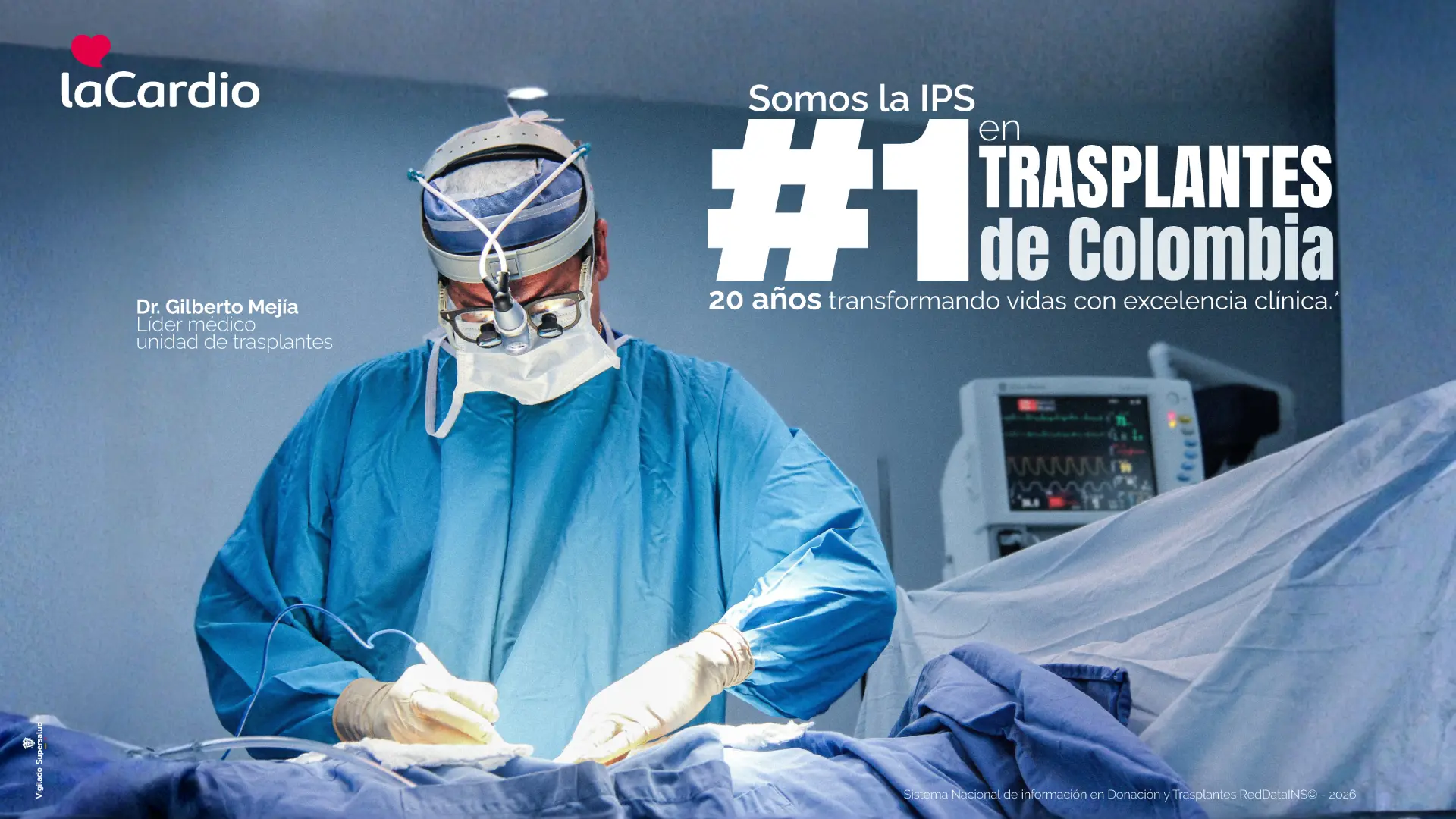 LaCardio, hospital #1 en cirugía de trasplantes en Colombia