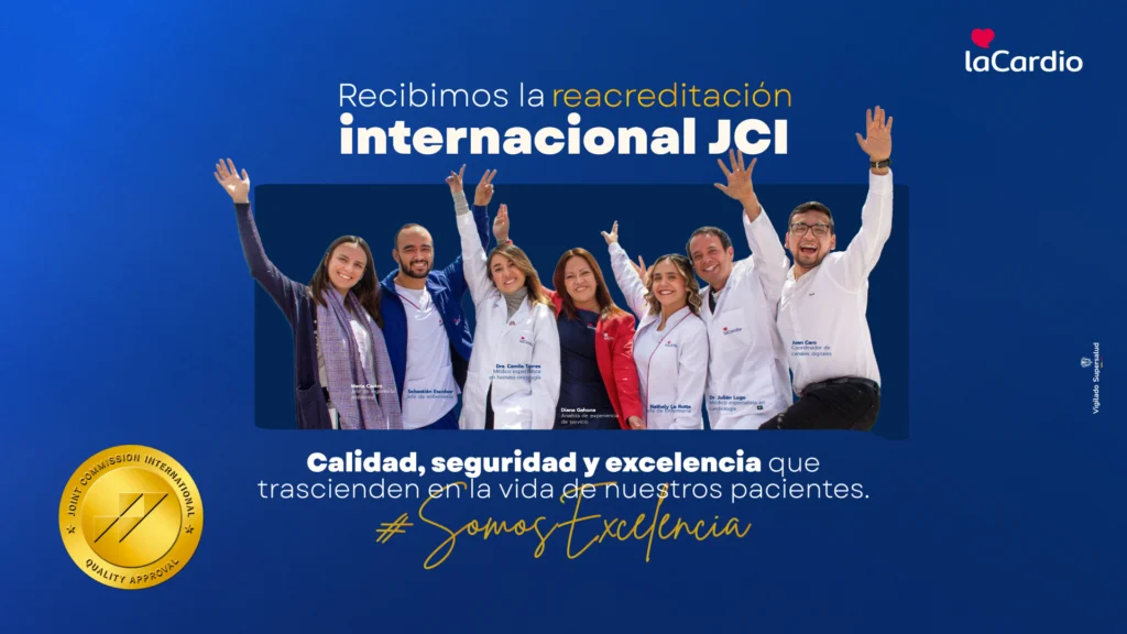 LaCardio recibe por quinta vez la reacreditación de Joint Commission International: calidad, seguridad y excelencia