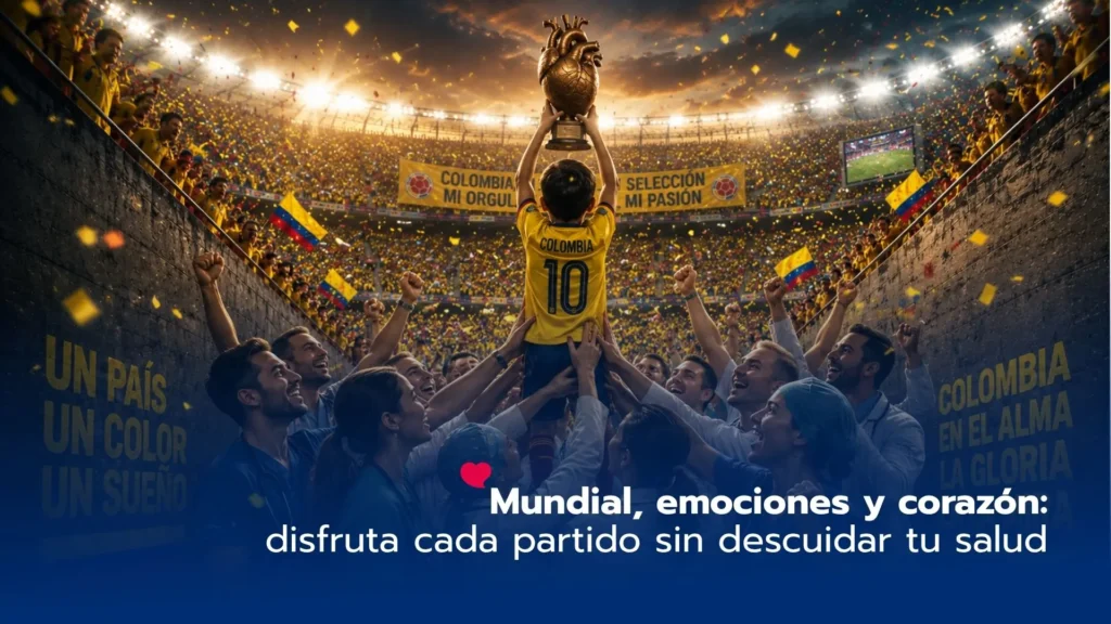 Mundial, emociones y corazón: disfruta cada partido sin descuidar tu salud