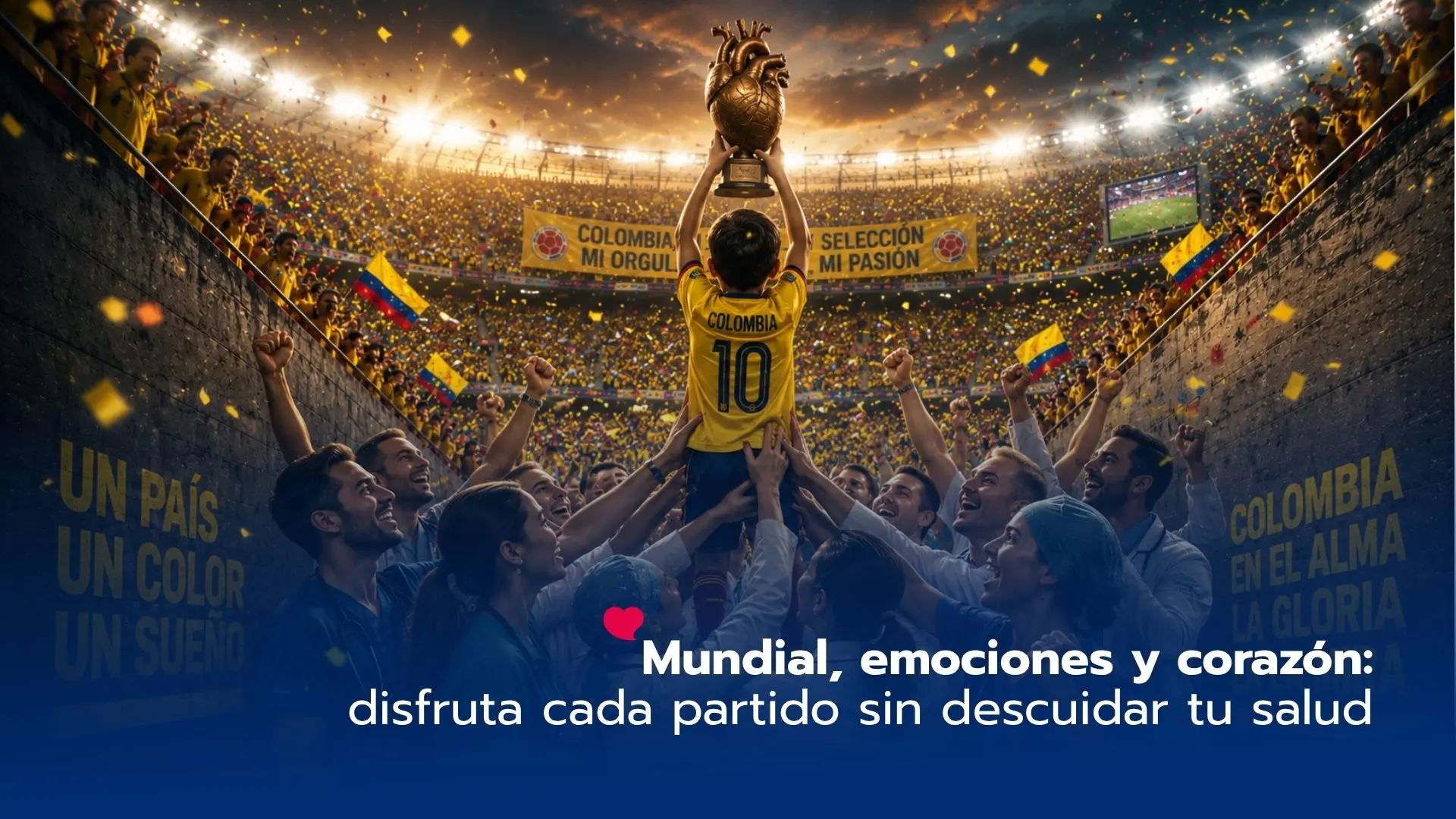 Mundial, emociones y corazón: disfruta cada partido sin descuidar tu salud
