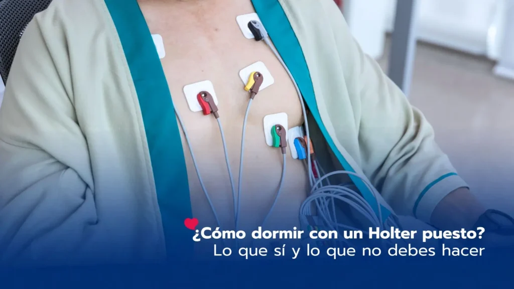 ¿Cómo dormir con un Holter puesto? Lo que sí y lo que no debes hacer